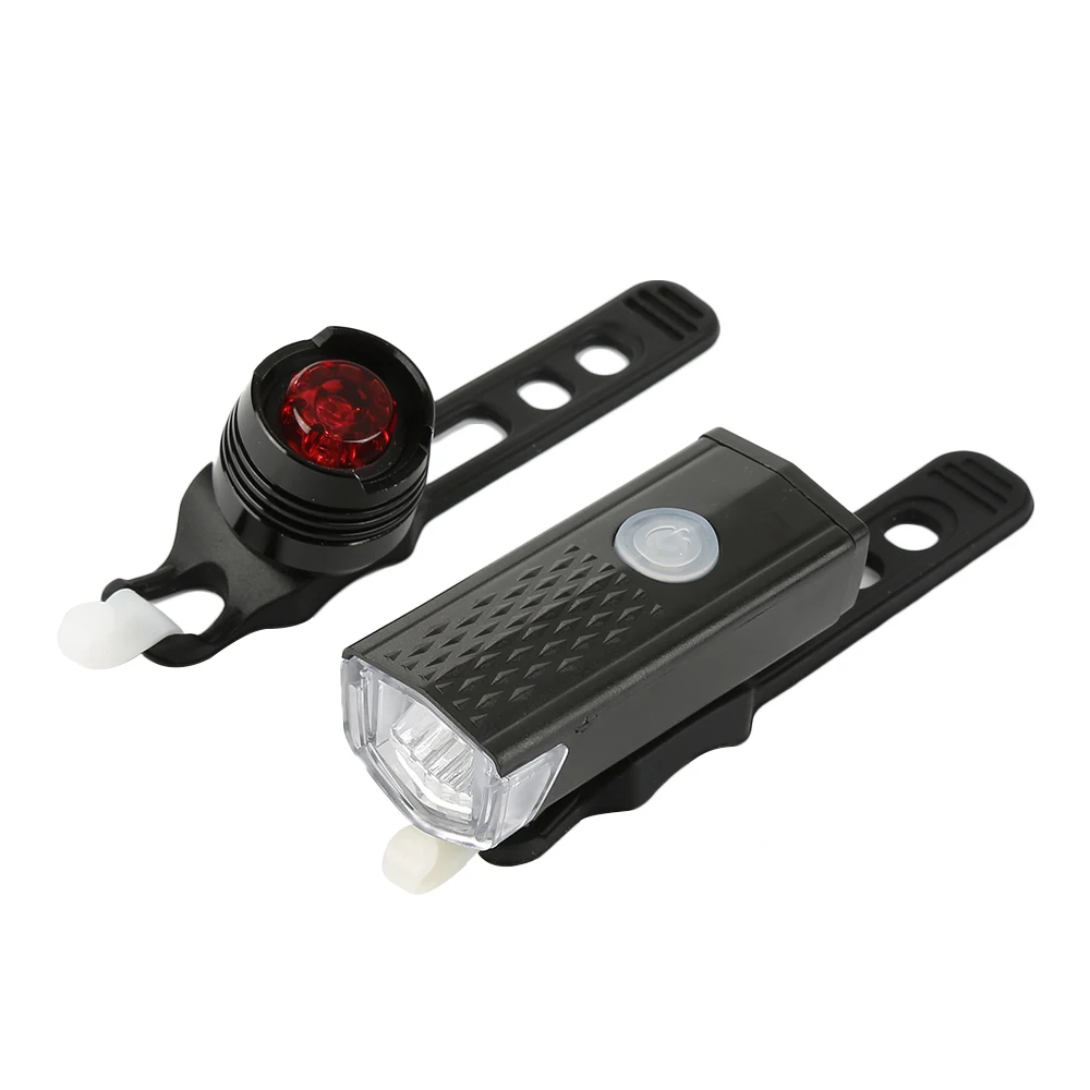 Cheap T6 LED Bicycle Light USB Charging Waterproof Safety Bike Headlight & Rechargeable Led Taillight LED Bicycle Accessories Kit 10