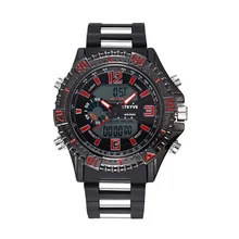 Модные спортивные электронные часы мужские спортивные часы с ЖК-дисплеем аналоговые цифровые электронные наручные часы Распродажа