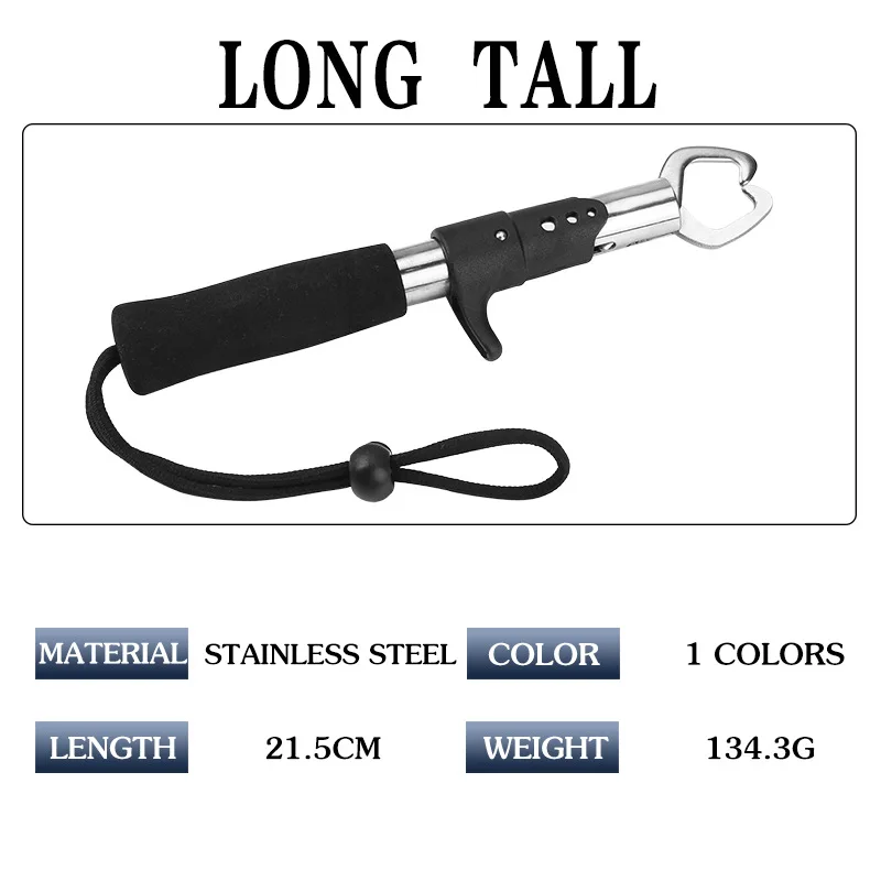 Multi-function Lure Stainless Steel Fish Grip Pliers Fish Catcher High Quality Fish Clip Fishing Gear Outdoor Tools jooyoo