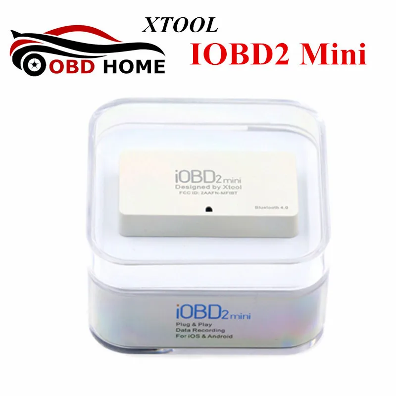 Последняя версия xtool iOBD2 Мини Bluetooth 4,0 OBD2 EOBD считыватель кода сканер многоязычный iOBD2 для IOS и Android системы