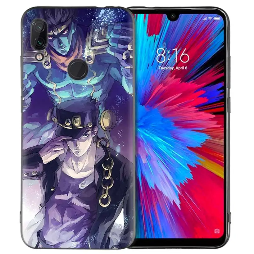 JoJo Необычные Приключения силиконовый чехол для Xiaomi Mi 9 8 Play A1 A2 Redmi Note 7 6 6A 5 Plus S2 GO Lite Pro Pocophone F1 - Цвет: 01