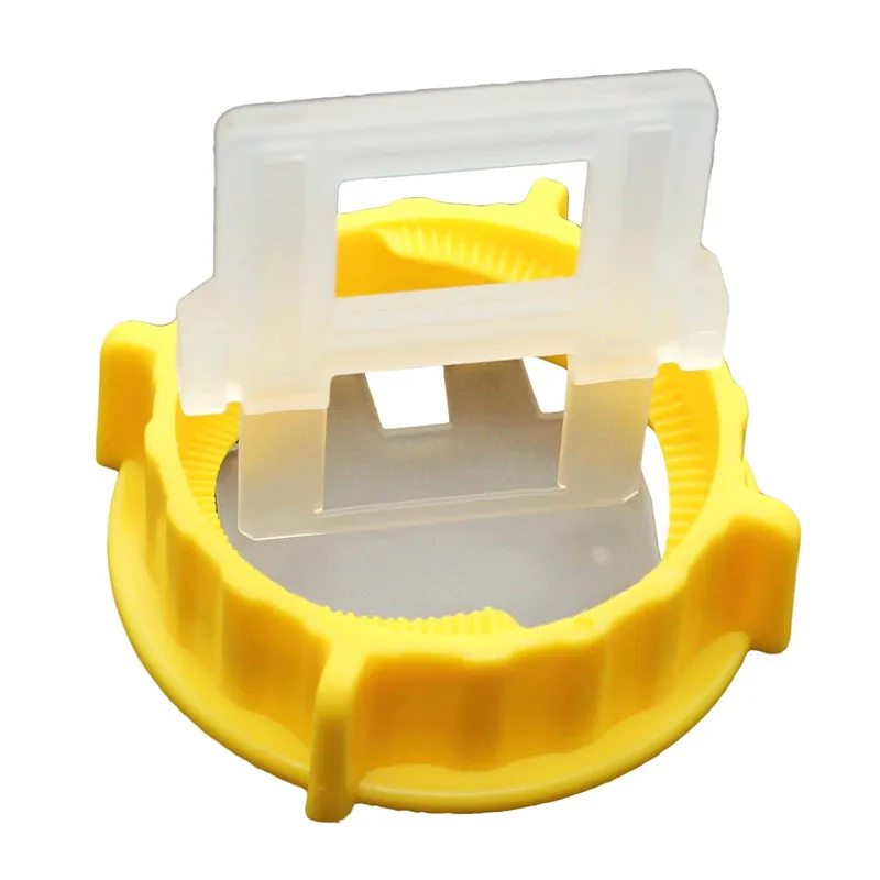

50Pcs White Plastic Tile Flat Leveling System Wall Floor Pad Spacers Strap Tool Device
