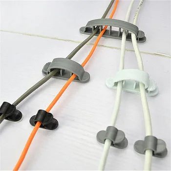 

10pcs/lot Phone Computer USB Network Cable Winder Storage Charger Cabo Cord Holder Clip Wire Organizer Protector Winding Thread