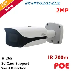 Dahua POE Водонепроницаемый IP Камера IPC-HFW5231E-Z12E 2MP WDR IR пуля сети Камера IR 200 м 5,3 мм-64 мм 12x зум-объектив камеры безопасности