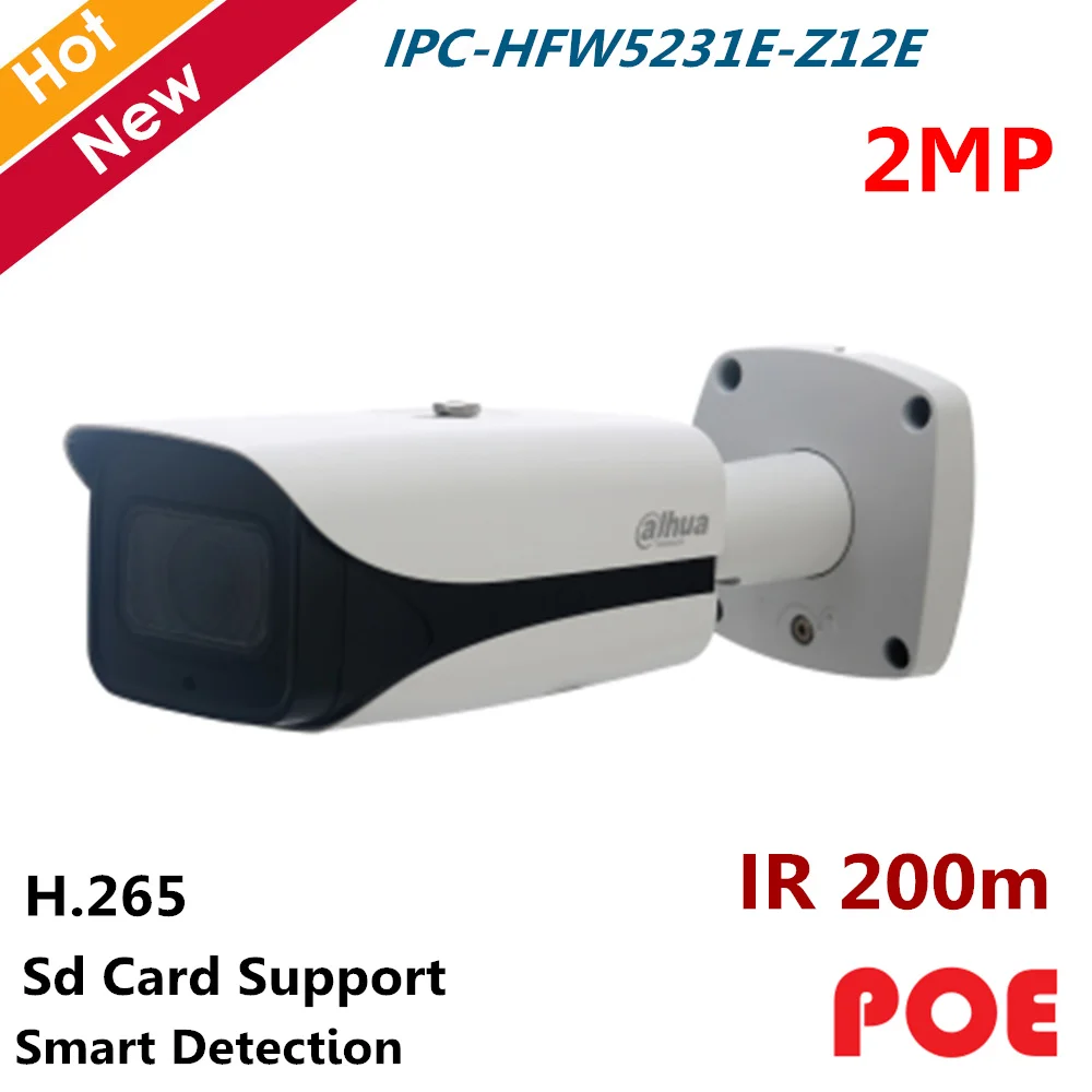 Dahua POE Водонепроницаемая ip-камера IPC-HFW5231E-Z12E 2MP WDR IR Bullet сетевая камера 200m 5 3 мм-64 мм