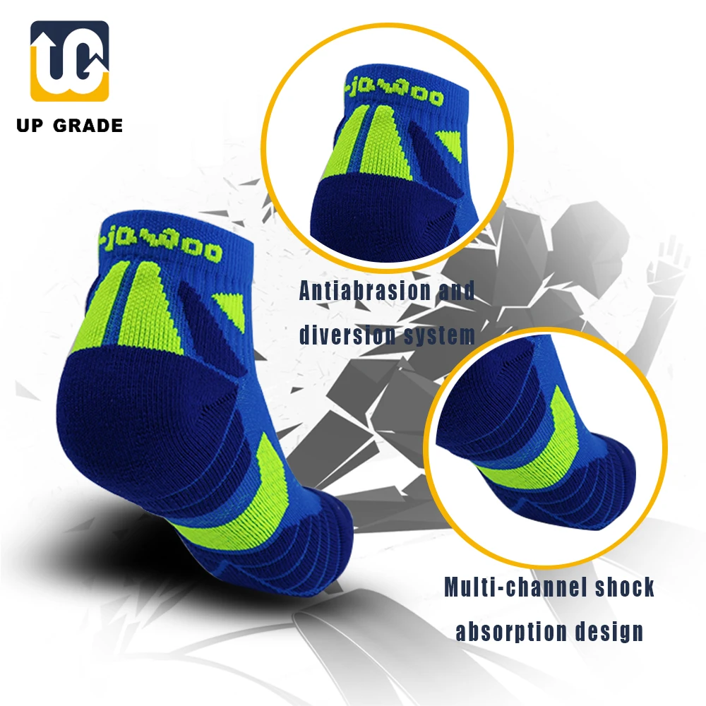 UP GRADE 1Pair/Lot Children Running Sport Socks Cycling Basketball Breathable and soft Ankle Protection Comfortable Socks
