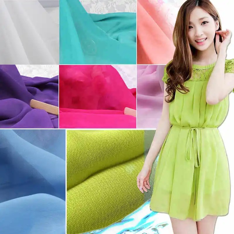 chiffon cloth dress