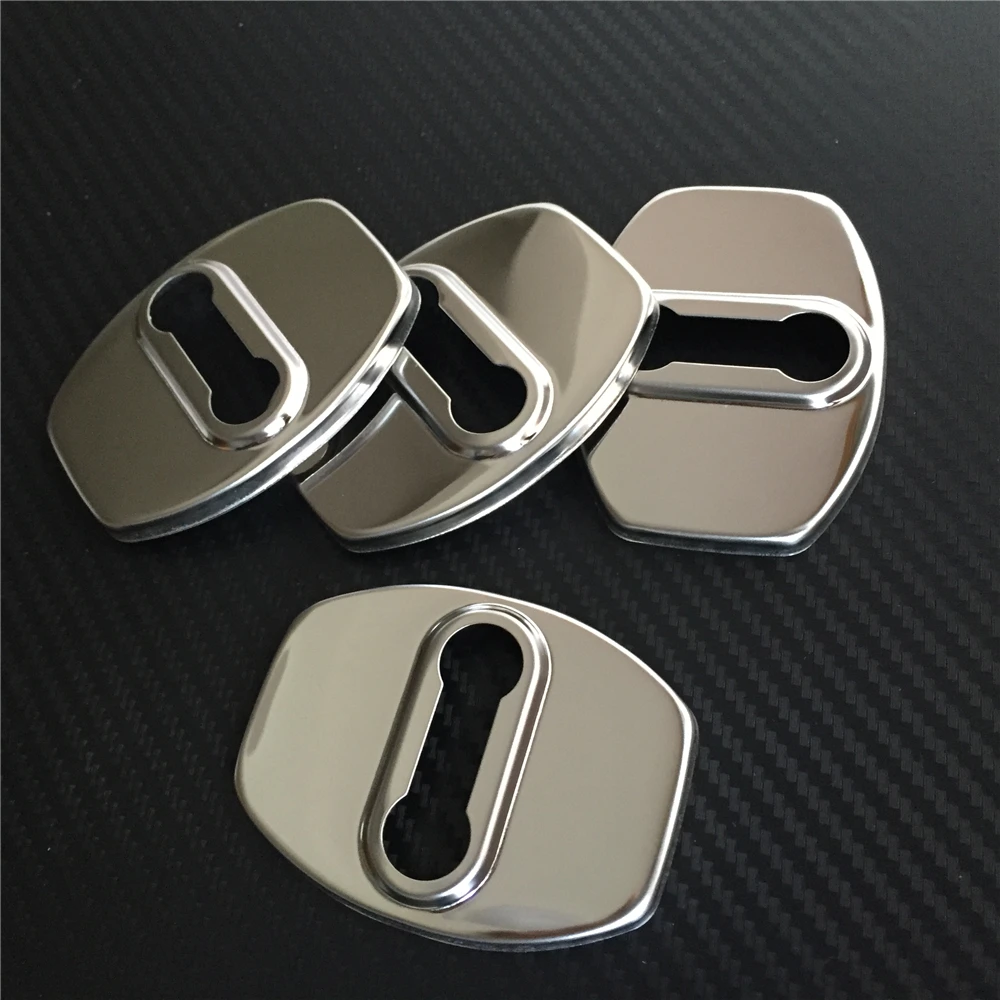 Buy Car Door Lock Cover Special Buckle Case Lid Protector Trim Stainless Steel
