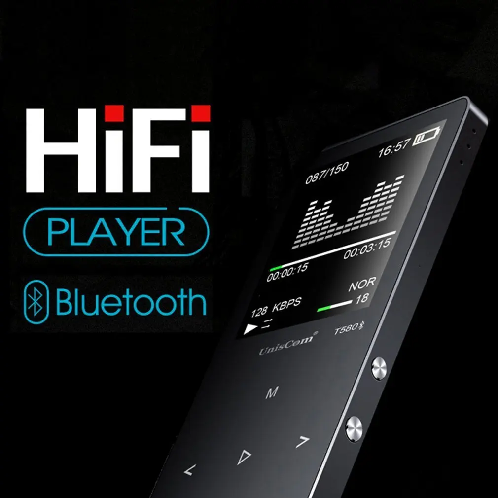 1,8 "HIFI Bluetooth MP3 MP4 плеер сенсорный экран fm-радио 8G сенсорная кнопка без потерь записывающая ручка с микрофоном Поддержка TF карты