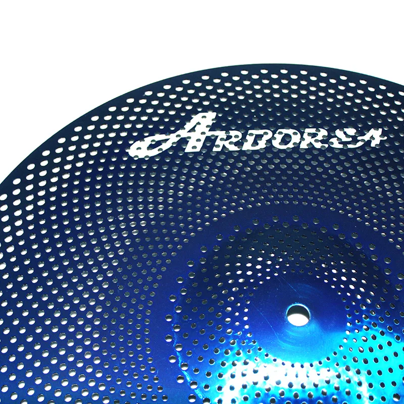 Arborea Blue Colour Mute cymbals 18'' Crash Ride