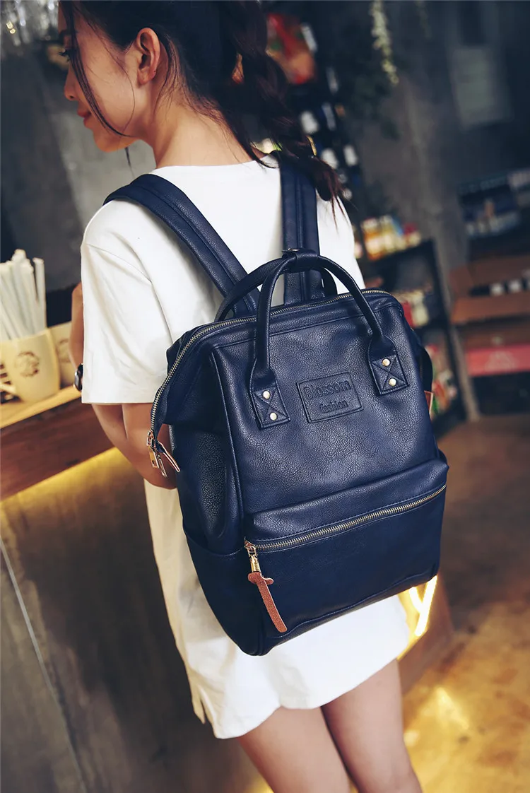 Fashion Mummy Diaper Bag Backpack Leather Waterproof Maternity Nappy Bag Large Capacity Travel Mother Handbag For Mom Baby Care (18)