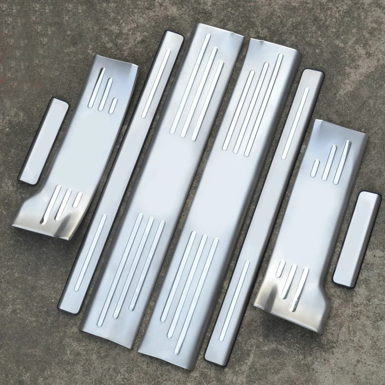 

Frees hipping exter+inter decorative escutcheon door sills thresholds for Renault Koleos 2009-2014 car styling auto accessories