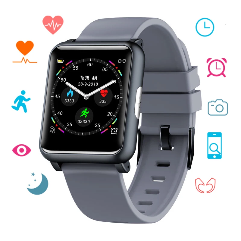 

H9 Smart Watch Men Women 1.3 inch Blood Pressure Fitness Bracelet IP67 Waterproof Sport Pedometer 2019 New PPG+ECG Smartwatch