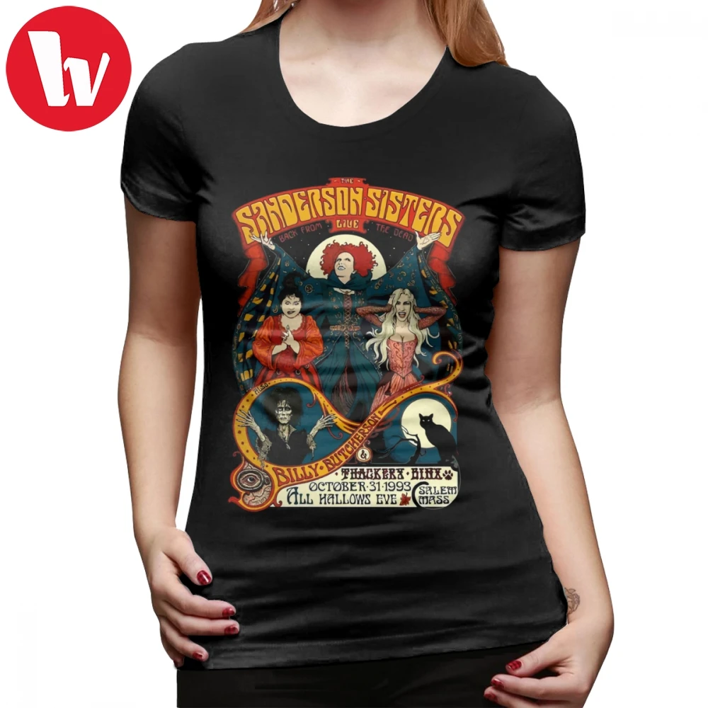 

Sanderson Sisters T-Shirt Sanderson Sisters T Shirt Street Wear Short-Sleeve Women tshirt O Neck Large size Ladies Tee Shirt