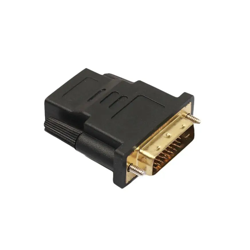 HIPERDEAL Новый DVI D 24 + 1 штыревой разъем HDMI для VGA 15Pin женский активный кабель адаптер