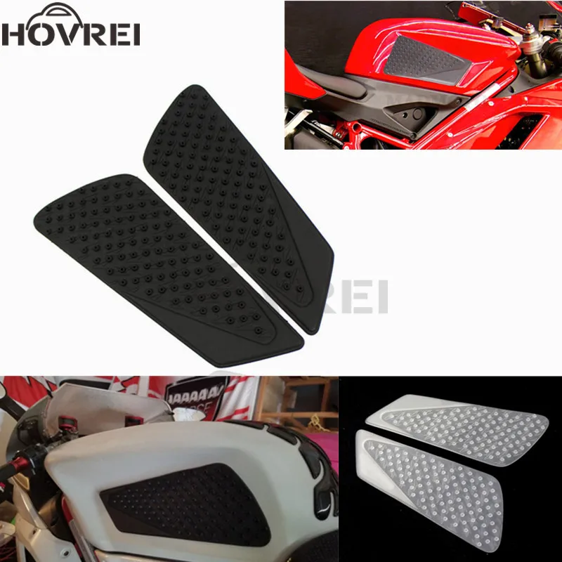 Gas Tank Pad Traction Side Fuel Knee Decal Protector Fit DUCATI 1098 S R 07-09 