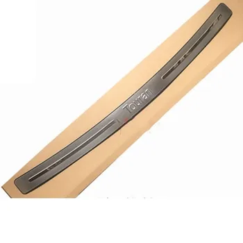 Stainless Steel Rear Bumper Protector Sill Trunk Guard Cover Trim For Volkswagen Touran 2004-2015 Car styling high quality stainless steel rear windowsill panel rear bumper protector sill for hyundai tucson 2015 2016 2017 2018 car styling