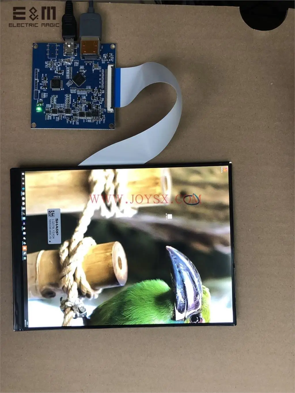 3D отверждаемый УФ ЖК-модуль Ультрафиолетовый параллельный светильник HDMI плата