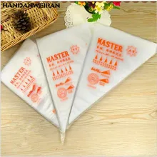 100 шт./лот инструменты для выпечки тортов Кондитерские пакеты Одноразовые Пластиковые Многоразовые Цветочные пакеты инструменты для украшения торта S/M/L