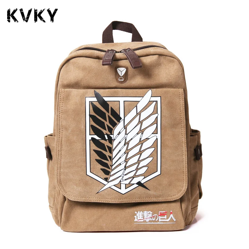 Anime attack on titan Pringting Backpack For Teenagers Boys Girls Cute
