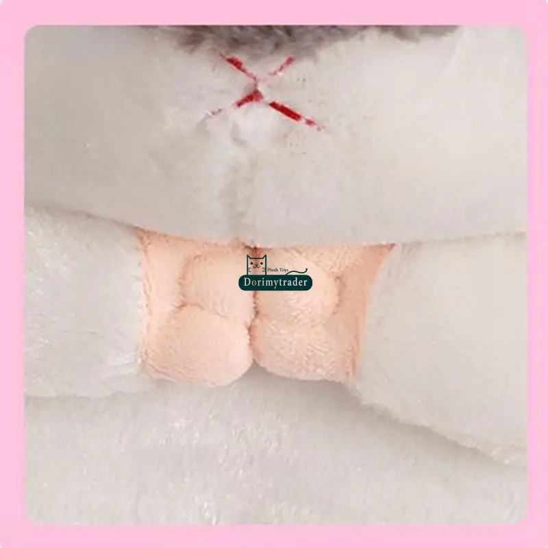 Dorimytrader Lovely 50cm x 55cm Soft Cartoon Hamster Plush Pillow Anime Waist Cushion Stuffed Animal Hamster Toy Doll DY61720 (8)