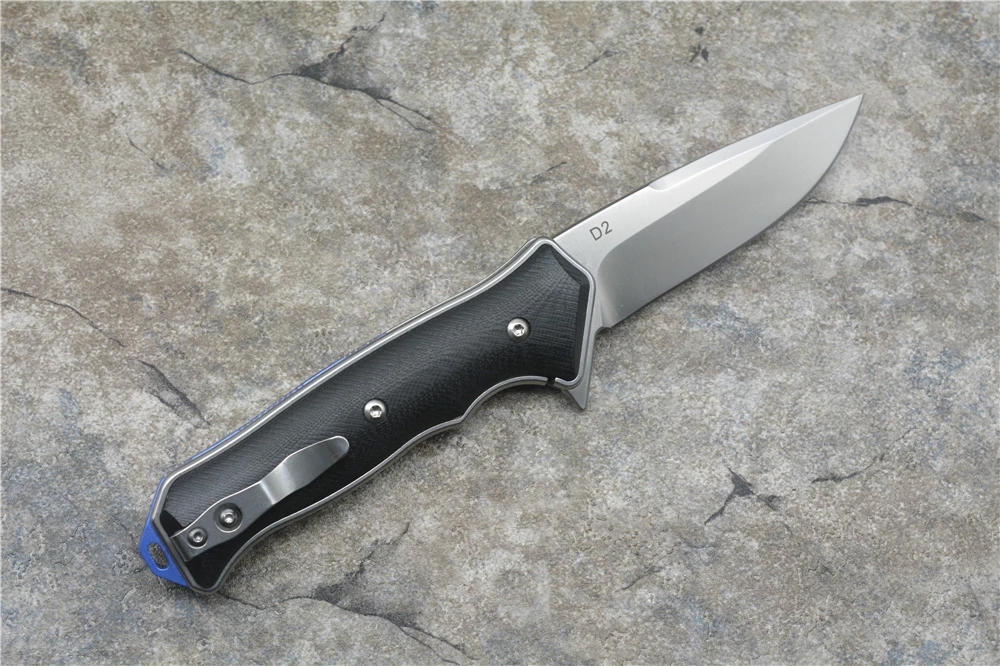 XS KNIFE CR230 D2 Blade G10 + Steel Handle Folding Knife Outdoor Camping Multipurpose hunting EDC tool