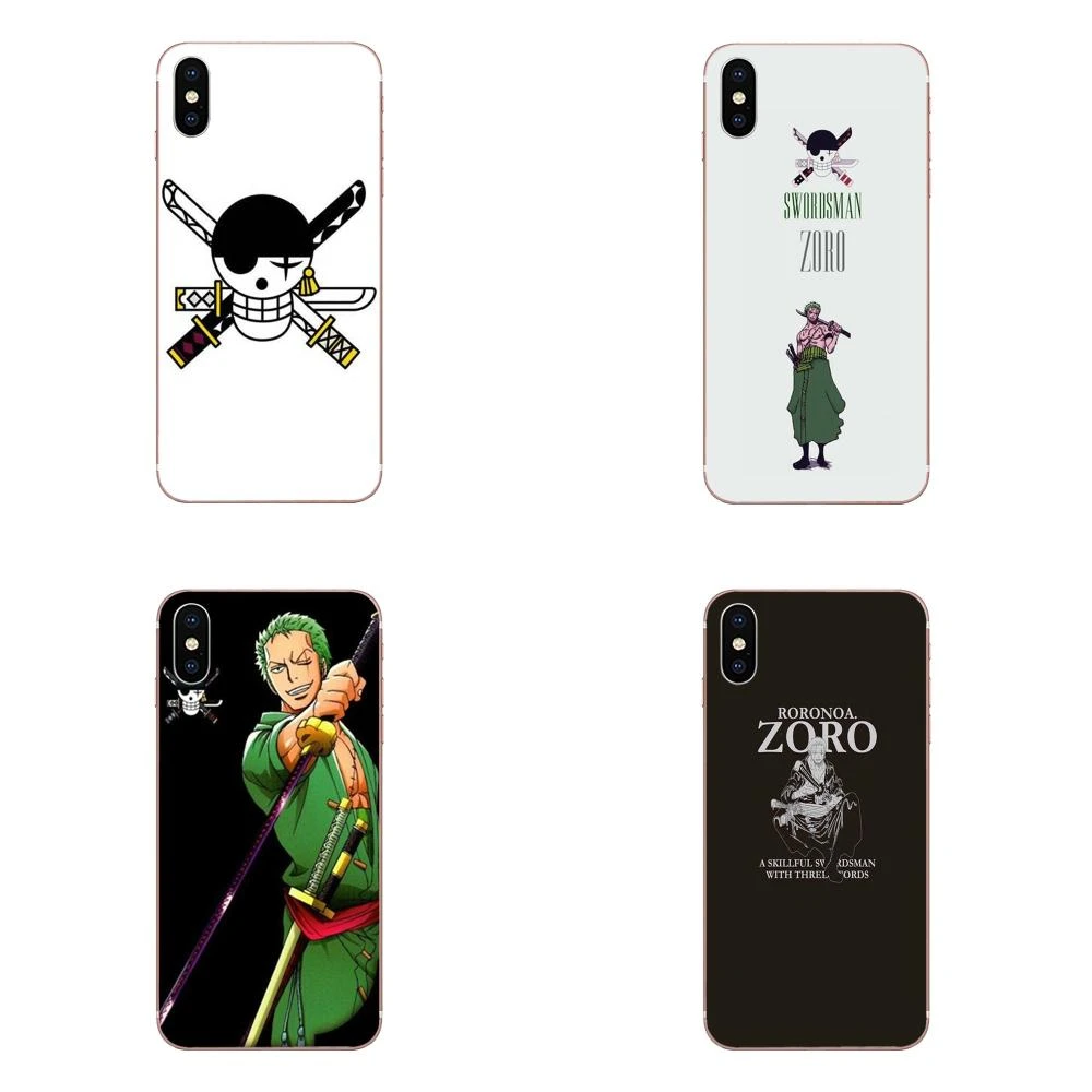 Anime One Piece Zoro Pirate Flag For Htc 530 626 628 630 816 0 One M7 M8 M9 M10 E9 U11 Moto G G2 G3 G4 G5 G6 G7 Half Wrapped Cases Aliexpress