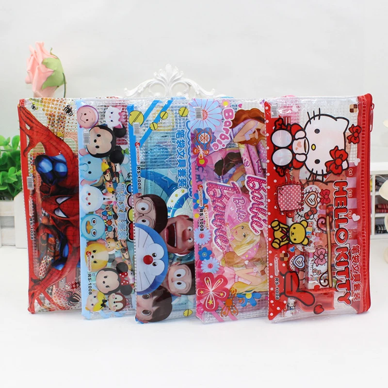 

2018 Child Gifts Prizes Dog patrol book pencil eraser sharpener ruler stationery barking dog team patrol learning stationery