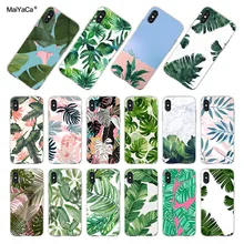 MaiYaCa листья пальмы завод цветок чехол для iPhone 7 Чехол для телефона iPhone 11 Pro Max 8 7 6S Plus X 5s SE XR XS MAX