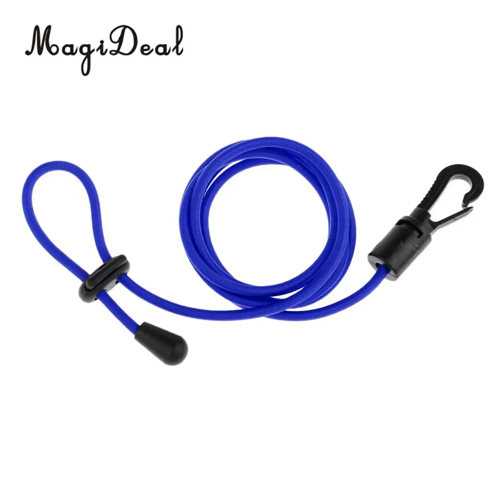 Perfeclan Elastic Safety Kayak Boat Paddle Leash Fishing Rod Cord Bungee Rope for Diving Fishing Boat Sailing Equipment