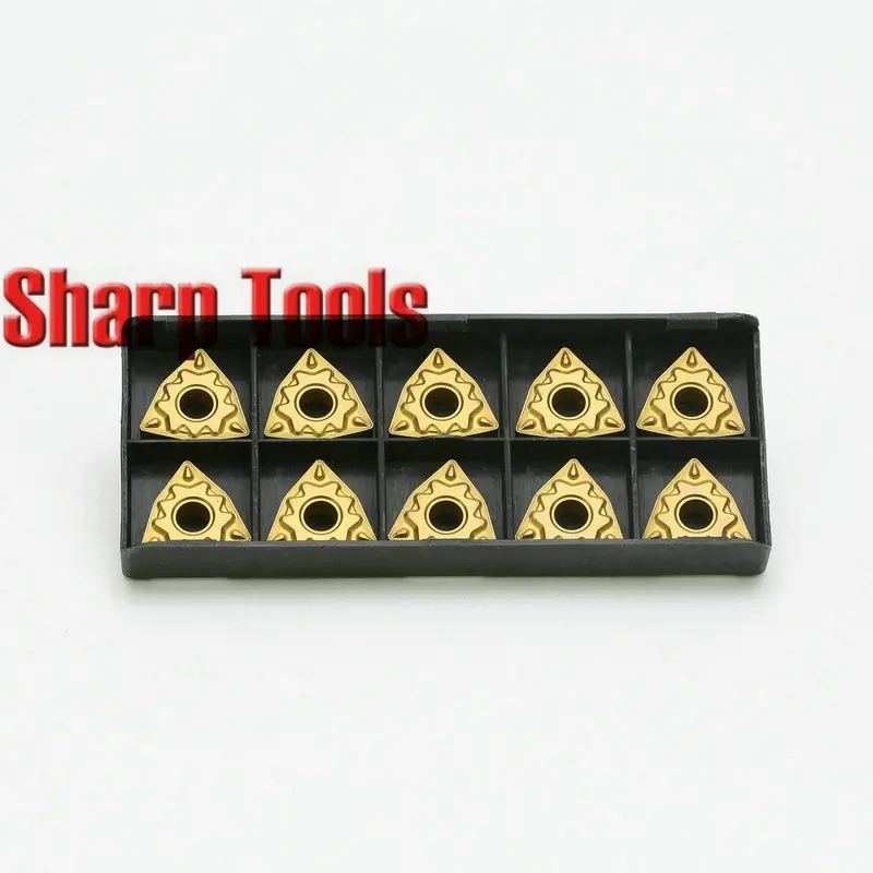 10pc WNMG080408-HQ End Mill Carbide Insert Cutting Tool Lathe Knife Blades Bit Steel Milling Cutters External Turning Insert