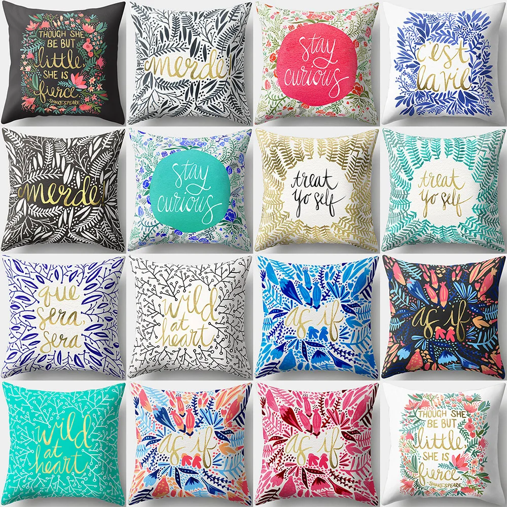 

Polyester Cushion Cover Bohemian Geometric Pillow Case Home Decorative Pillow Cover For Sofa Car almofada