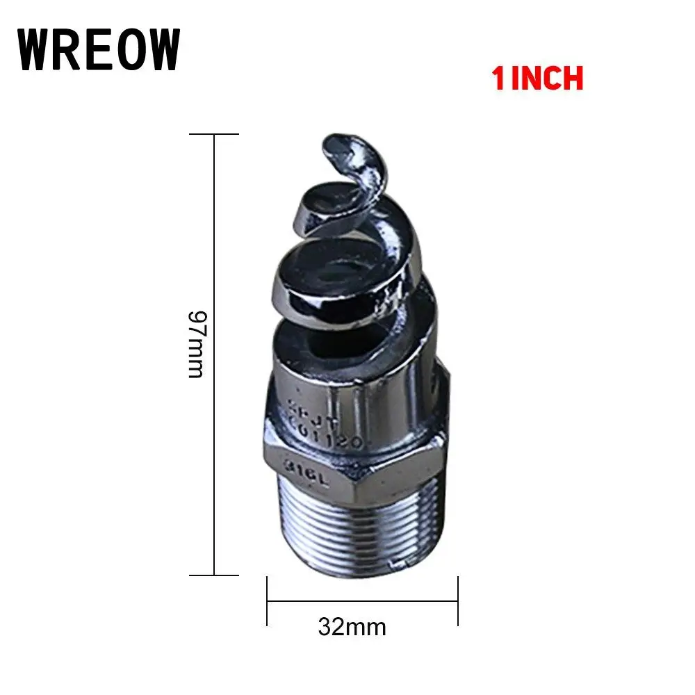 

Full Cone Spiral jet nozzle Stainless Steel Nozzle Garden Lawn Water Mist Sprinkler Y7