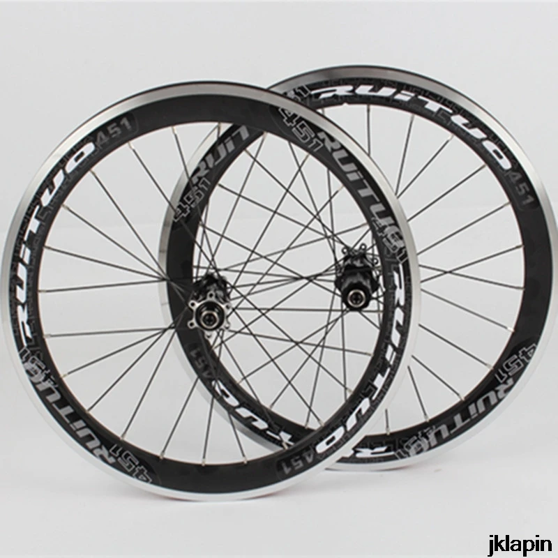

RT brake 451 disc/V wheelset straight pull 40mm knife new wheel group 20 * 1- / 8 front 2 rear 5 sealed bearing rim rims