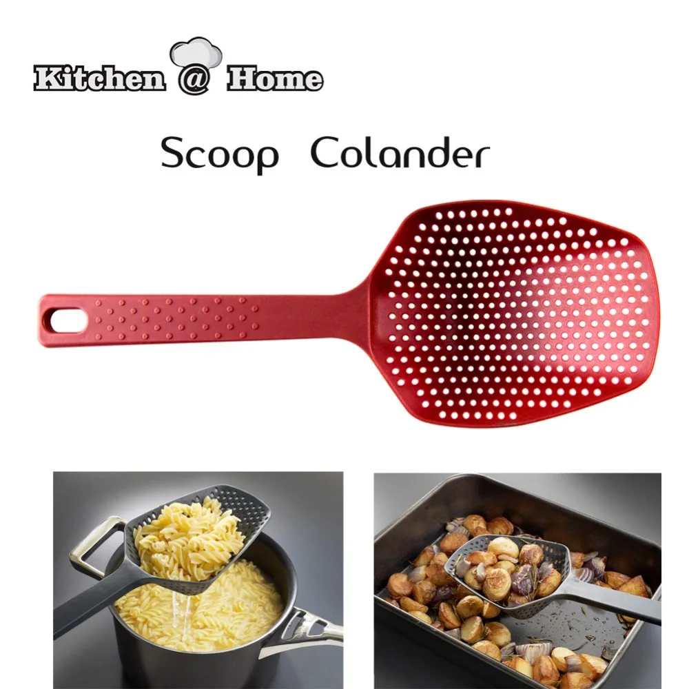 Scoop Strainer/Colander/Slotted Spoon Food Strainer Cooker Pasta