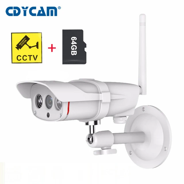 

2018 NEW 1080P HD Home Security Wifi IP Camera 2MP IP67 Waterproof Outdoor Camera IR Cut Night Vision Visible TF Card Slot