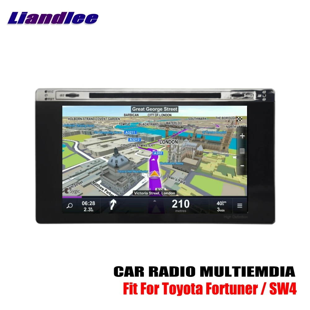 Perfect Liandlee For Toyota Fortuner / SW4 2017~2018 Android Car Radio CD DVD Player GPS Navi Navigation Maps Camera OBD TV HD Screen 1