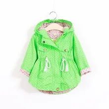 2016 New Girl s Fashion jackets Girls Outerwear Coats Trench Girls Hoodies Jackets Children s Coat