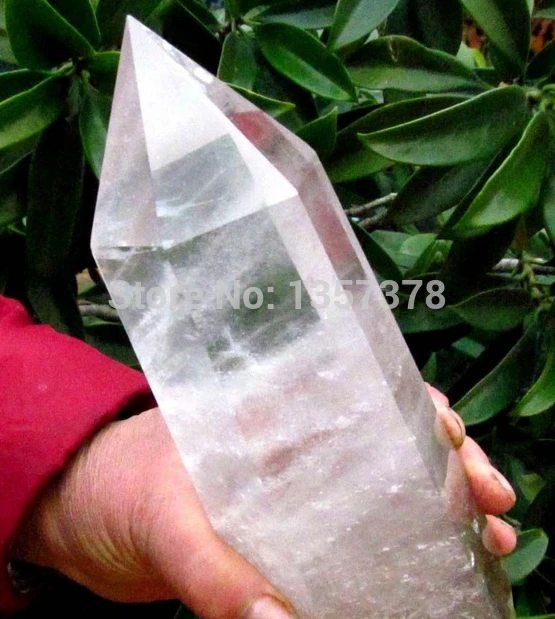 

huij 00398 AAA NATURAL TRANSPARENT CLEAR QUARTZ CRYSTAL POINT Healing