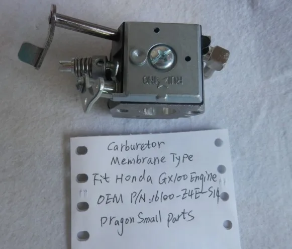 Beste GX100 CARBURATEUR MEMBRAAN TYPE 17mm VOOR HONDA GX100U GRATIS VERZENDKOSTEN RAMMER INDUSTRI Euml;LE APPARATUUR CARBURETTOR OEM P N 16100 Z4E S14