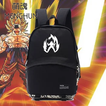 

NEW dragon ball Z inspired Son Goku Super SAIYAs concept black nylon backpacks NB137
