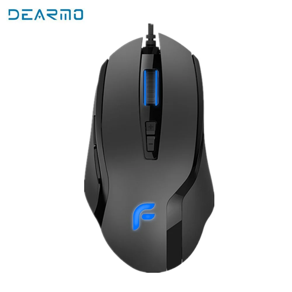 Игровая мышь DEARMO 7 программируемых кнопок с 100 6000DPI регулировка на 100DPI для FPS MOBA