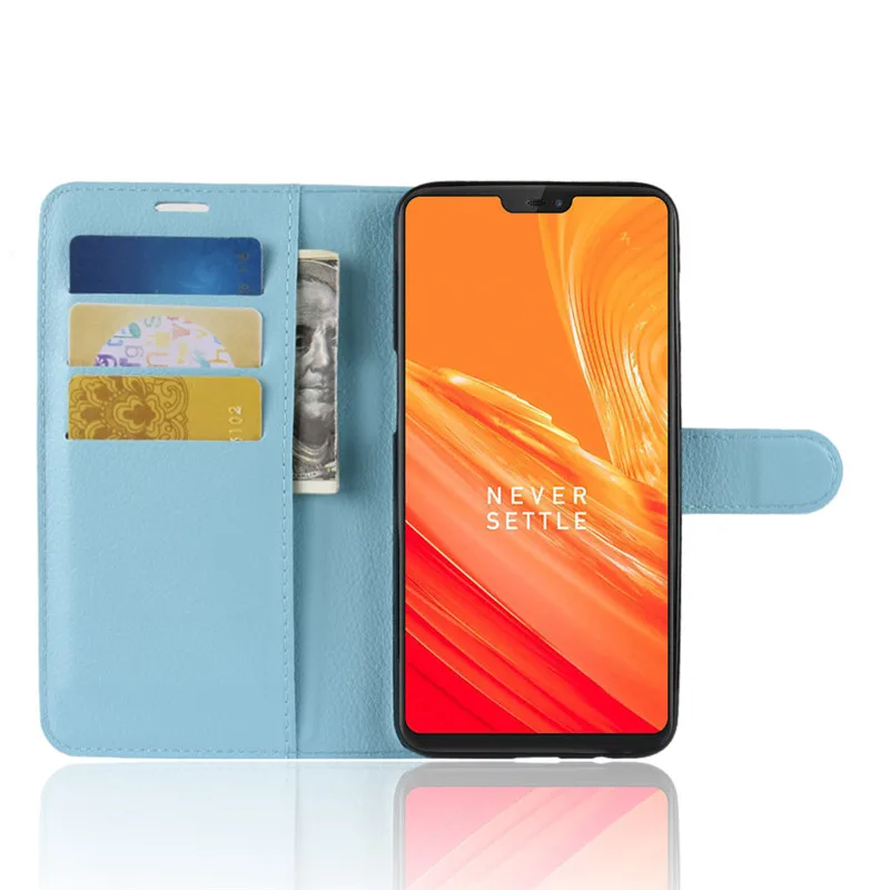 Для OnePlus 6 Чехол OnePlus A6000 Чехол Флип Роскошный чехол для телефона из искусственной кожи для OnePlus 6 A6000 A 6000 шесть Oneplus6 чехол задняя крышка