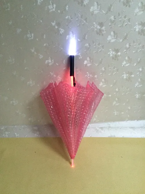 7 цветов LED3D трехмерный Прозрачный светящийся зонтик лазерный меч светящийся креативный волшебный флэш-зонтик