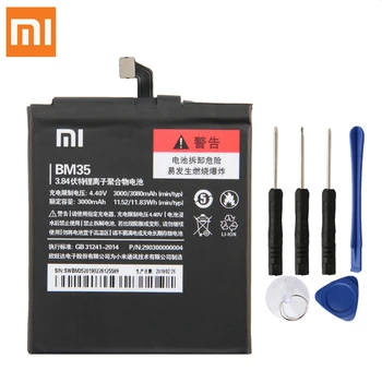 

Xiao Mi Original Replacement Battery BM35 For Xiaomi Mi 4C Mi4c Authentic Phone Battery 3080mAh