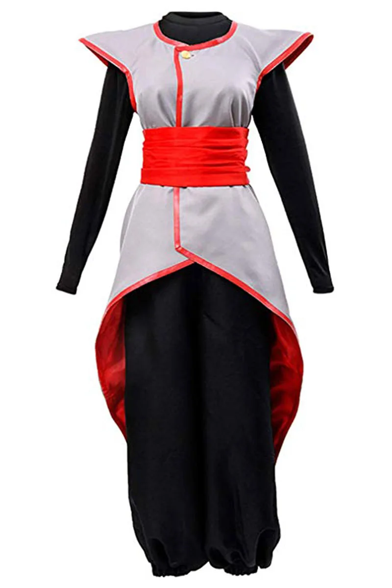 

Dragon Ball Cosplay Halloween Dress Super Son Goku Black Kai Zamasu Merged Potara Uniform Suit Outfit