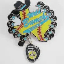 Профессиональный пользовательский бейсбольный значок булавка спортивные булавки сувенир