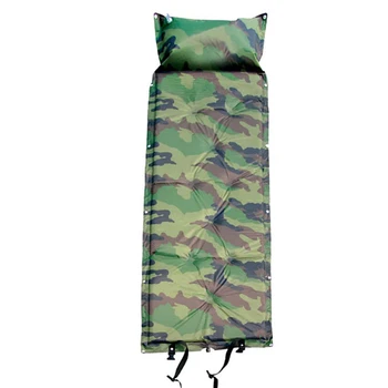 

180*55*2.5 Camouflage Automatic Mat Moisture-proof Foldable Camping Seat Cushion Pad Portable Sleeping Inflatable Mattress