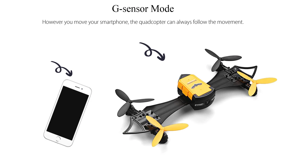 8Hot New Cheerson CX-70 CX70 BAT DRONE WiFi FPV Camera With Wearable Wrist Watch Altitude Hold RC Drones Quadcopter RTF