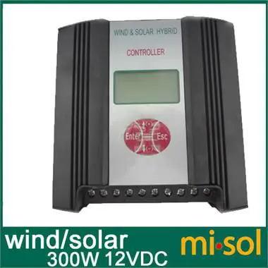 12VDC вход 300 Вт Гибридный ветряной Солнечный контроллер заряда, регулятор ветрового генератора, контроллер ветрового заряда